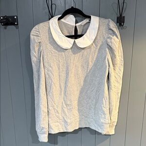 Loft  Women's Sweatshirt  with White Collar